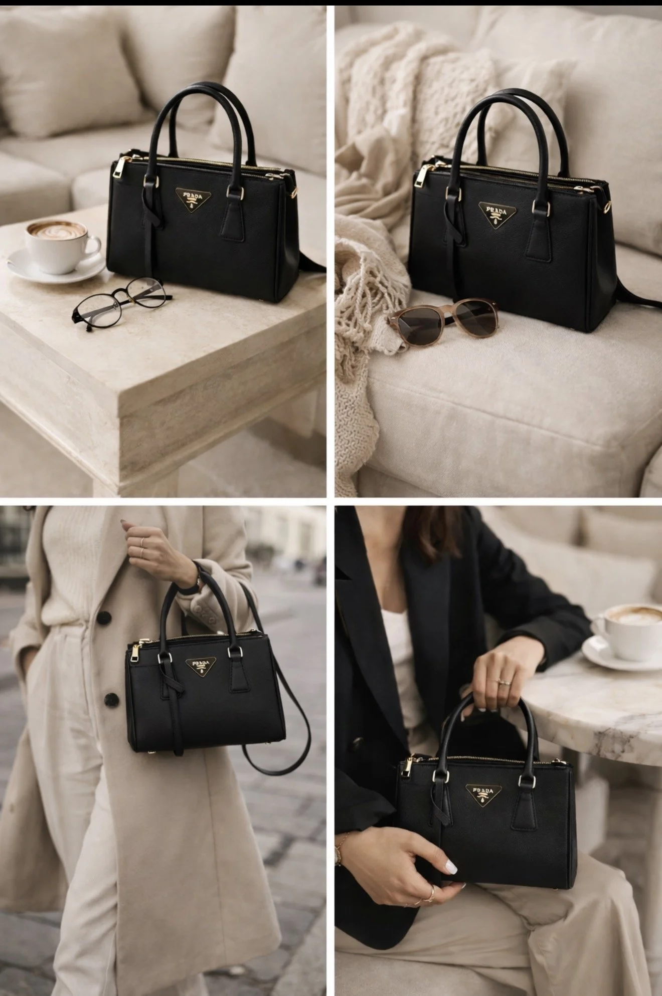 Shop an authenticated black Prada handbag curated by Muse. A timeless luxury piece presented through an editorial resale experience in Australia.