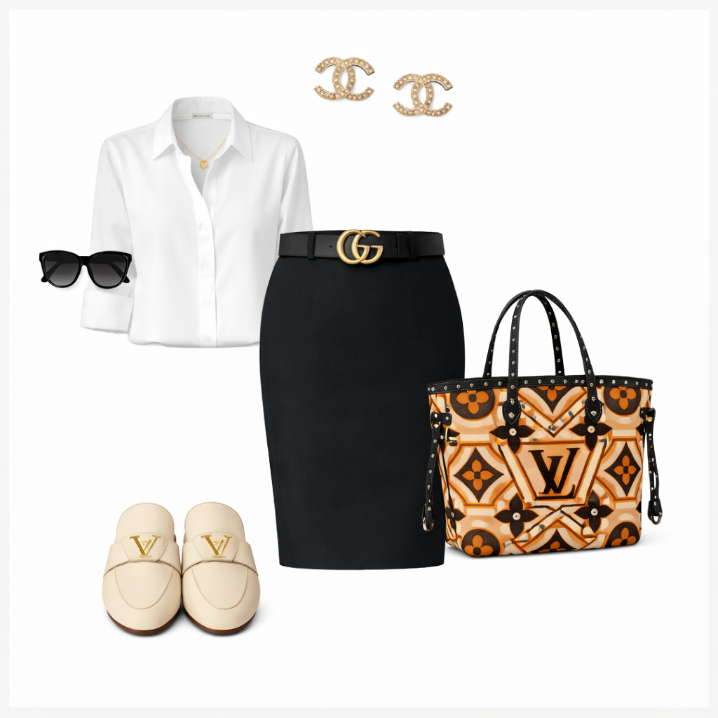 Styled by Muse | Work to evening look - featuring limited edition Louis Vuitton