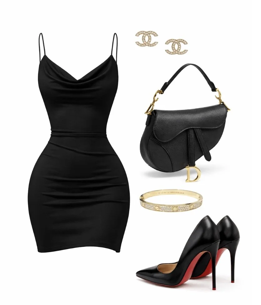 A Muse Edit| A sleek evening edit styled with a Dior Saddle bag .