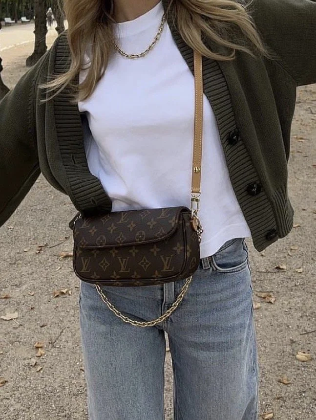 Shop an authenticated Louis Vuitton crossbody bag styled casually for everyday wear. Secure luxury resale curated by Muse in Australia