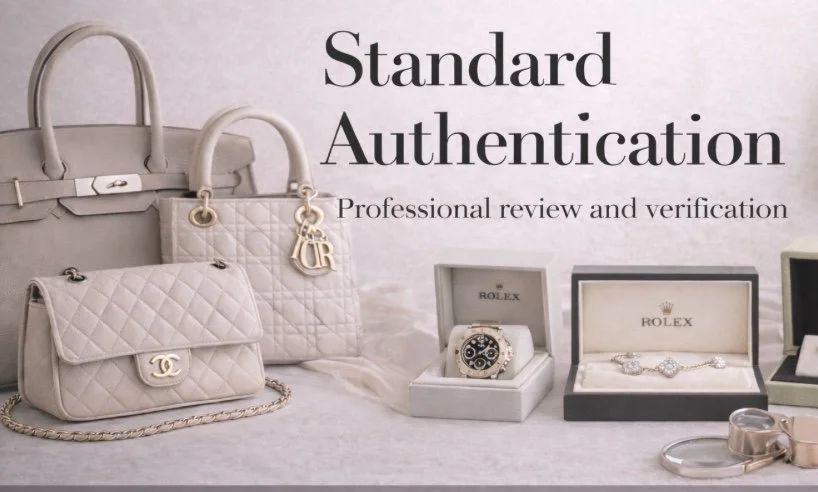 Standard Designer Brand Authenticity Check + Certificate