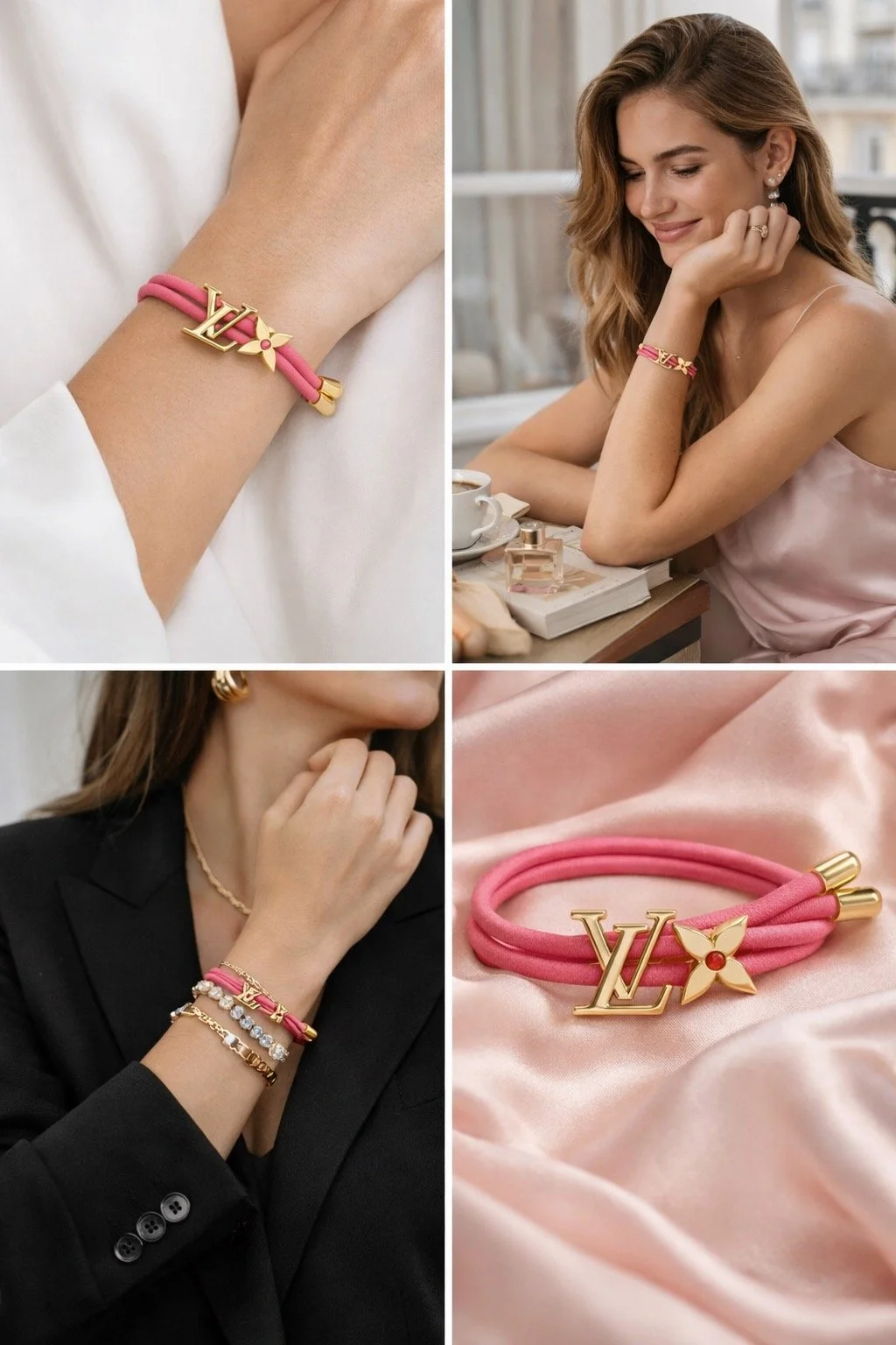 The Must Edit - Louis Vuitton Authenic Bloom Bracelet Example of Style