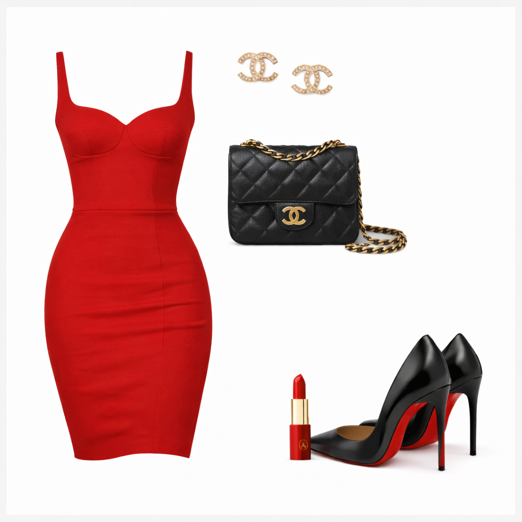 Styled by Muse | Evening Look with Chanel Bag & Louboutins