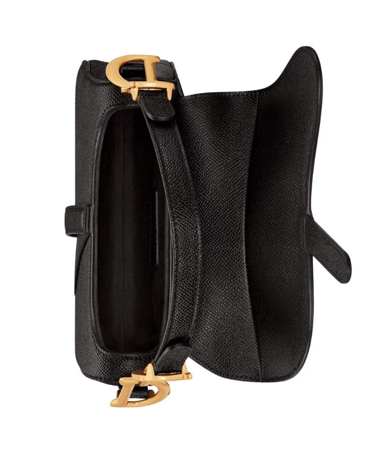Dior Mini Saddle Bag Inside View