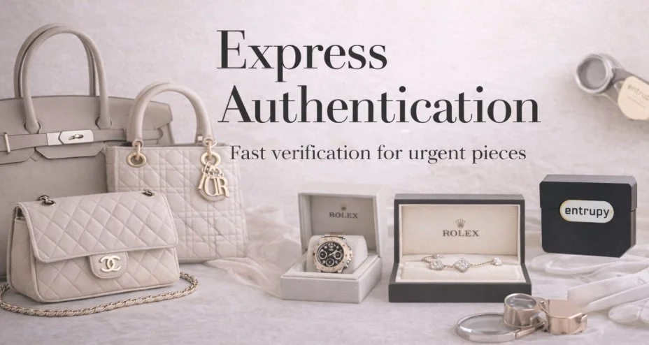 Express designer authentication service for luxury handbags and jewellery in Australia