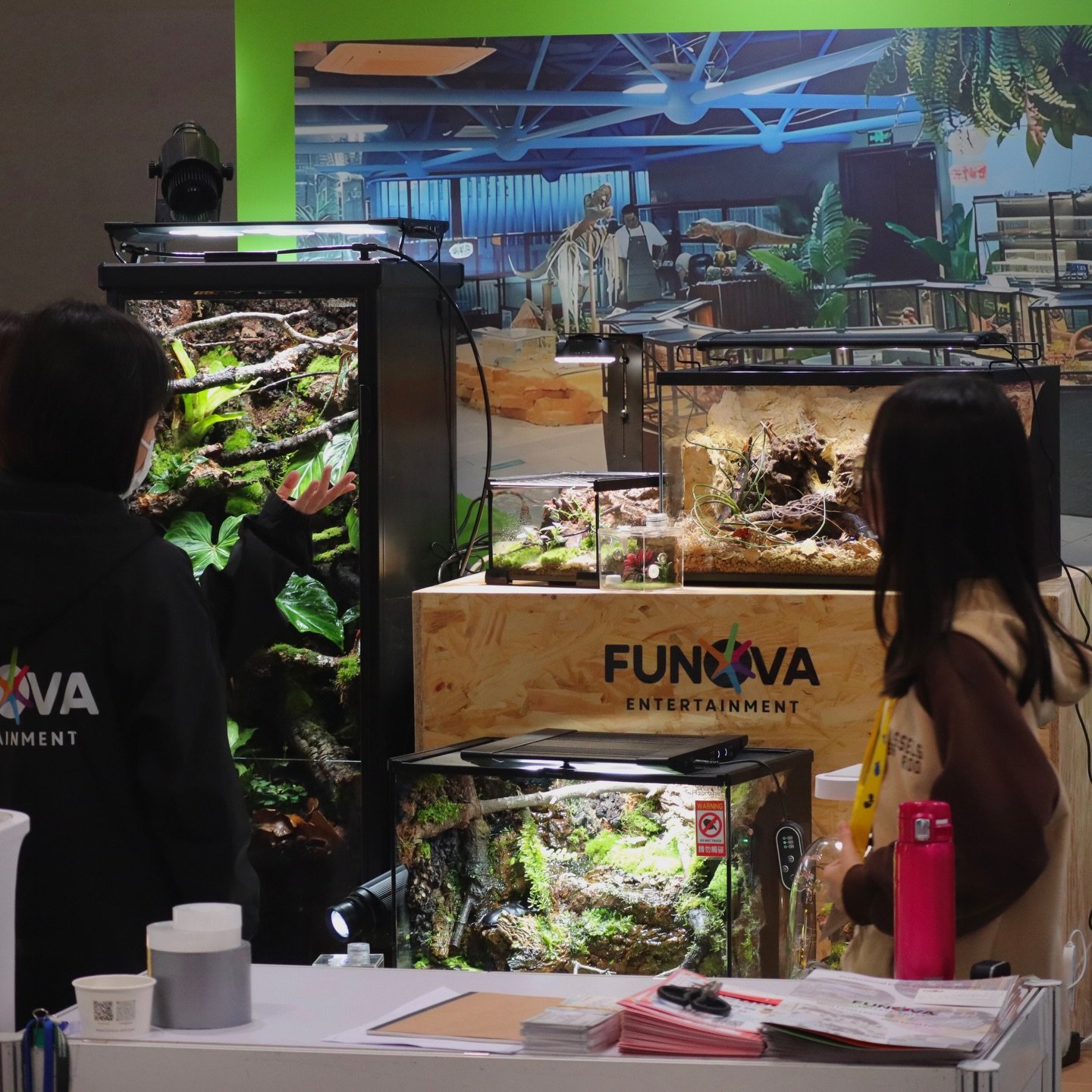 感謝FUNOVA讓我可以帶幾個小雨林出嚟同大家見面，令更多人認識生態缸💚