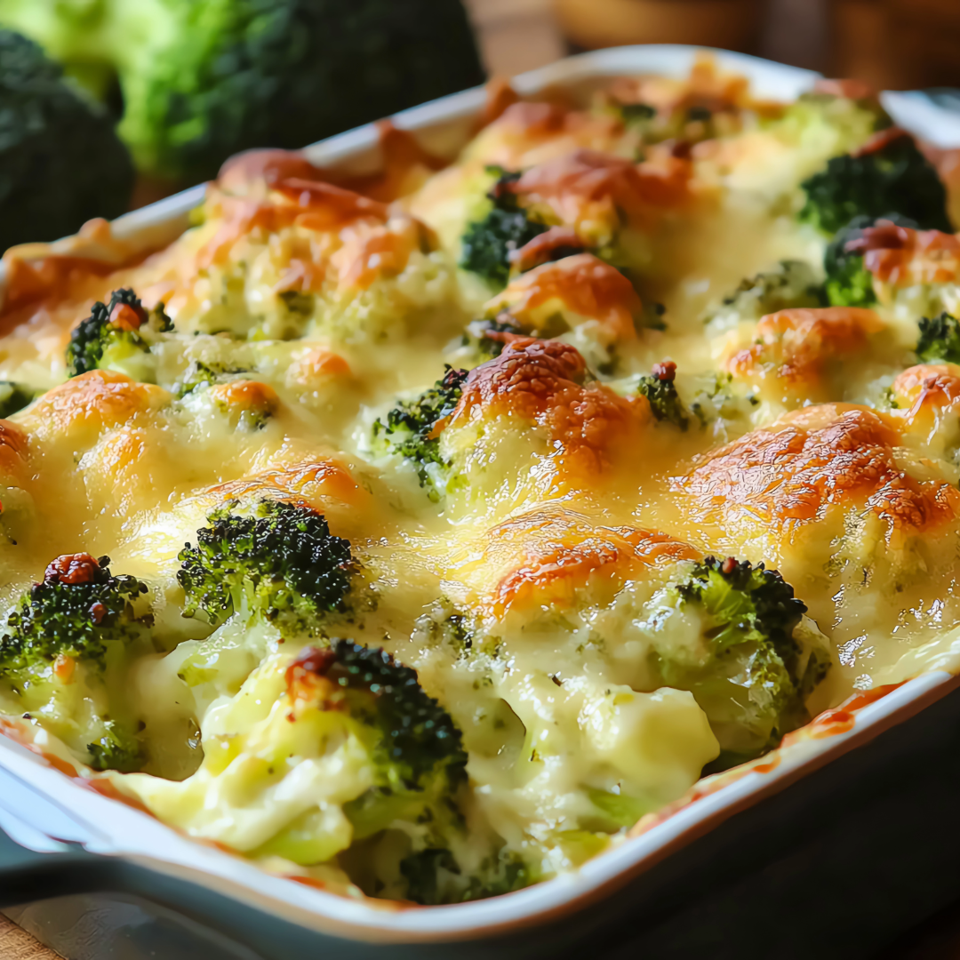 Cheesy Broccoli Chicken Hotdish