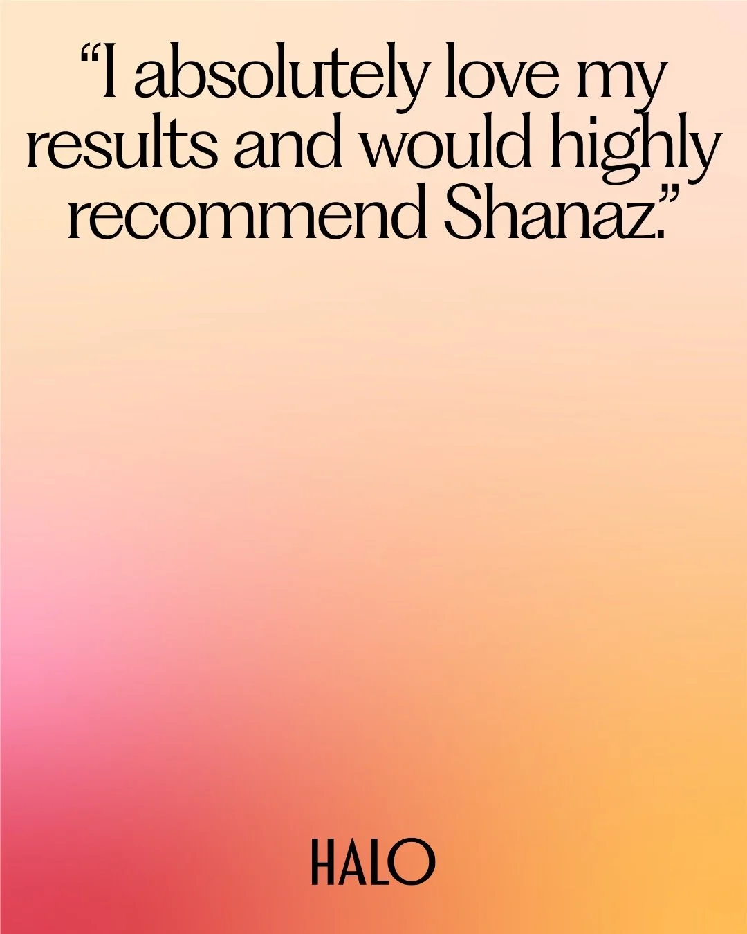 The kind of feedback that makes our day. 🥹🤍

Natural-looking results start with an injector who listens, pays attention to the details, and creates a treatment plan with you in mind.

So much love for @shanaz.halobeautybar and the care she brings t
