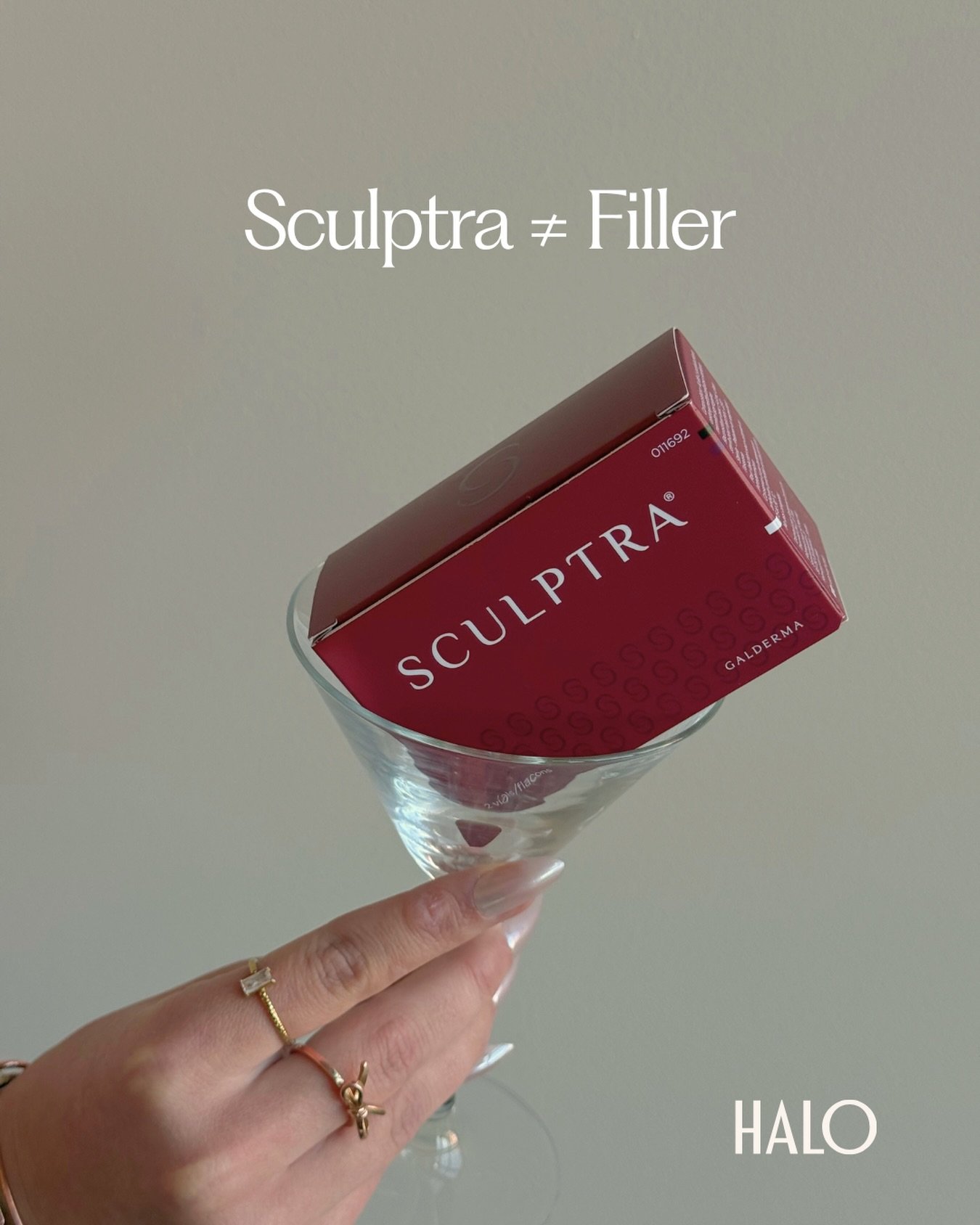 Sculptra isn&rsquo;t filler.

Traditional filler adds volume directly to specific areas. Sculptra is a biostimulator that helps encourage your skin to produce more of its own collagen over time.

It helps improve things like:
✨ facial volume loss
✨&n