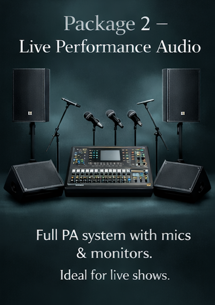 Package 2 – Live Performance Audio