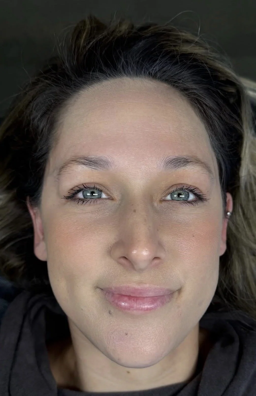 Microblading eyebrow service in Round Rock Texas with natural and symmetrical results