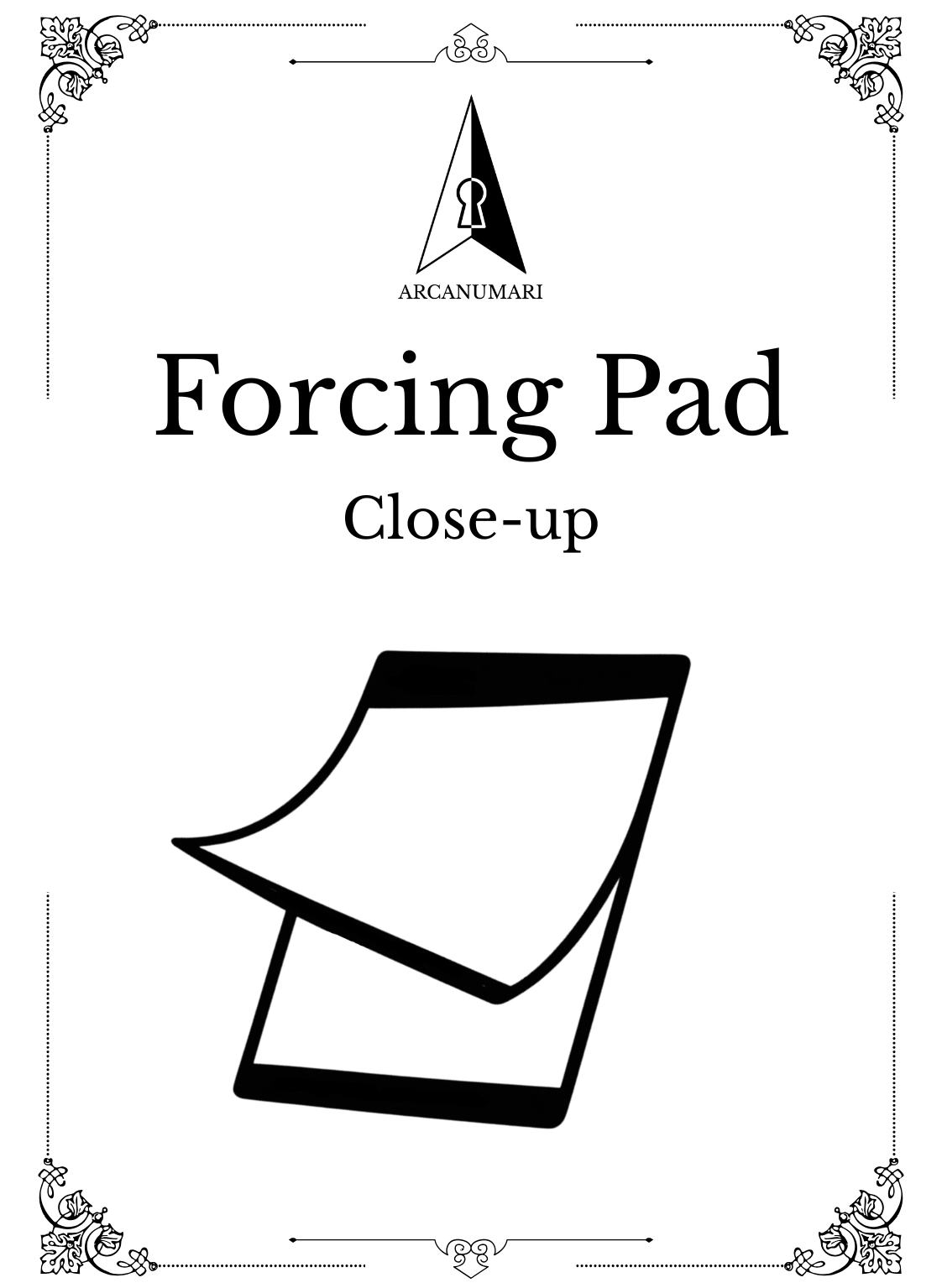 Forcing Notepad - Close-up