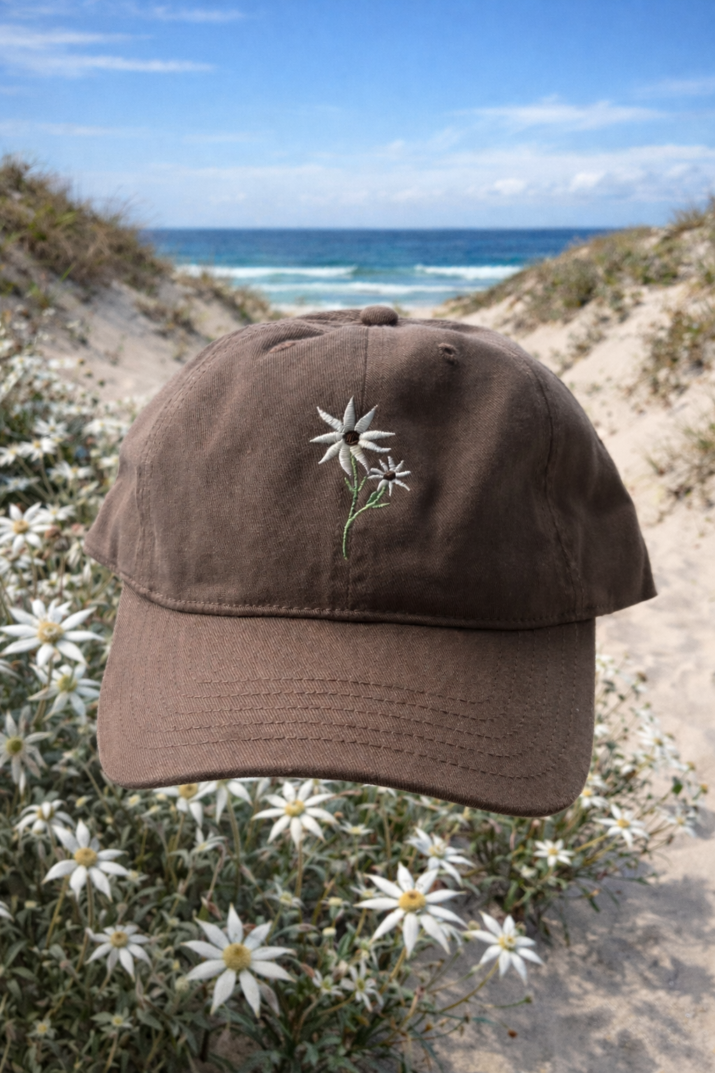 The Flannel Flower Cap
