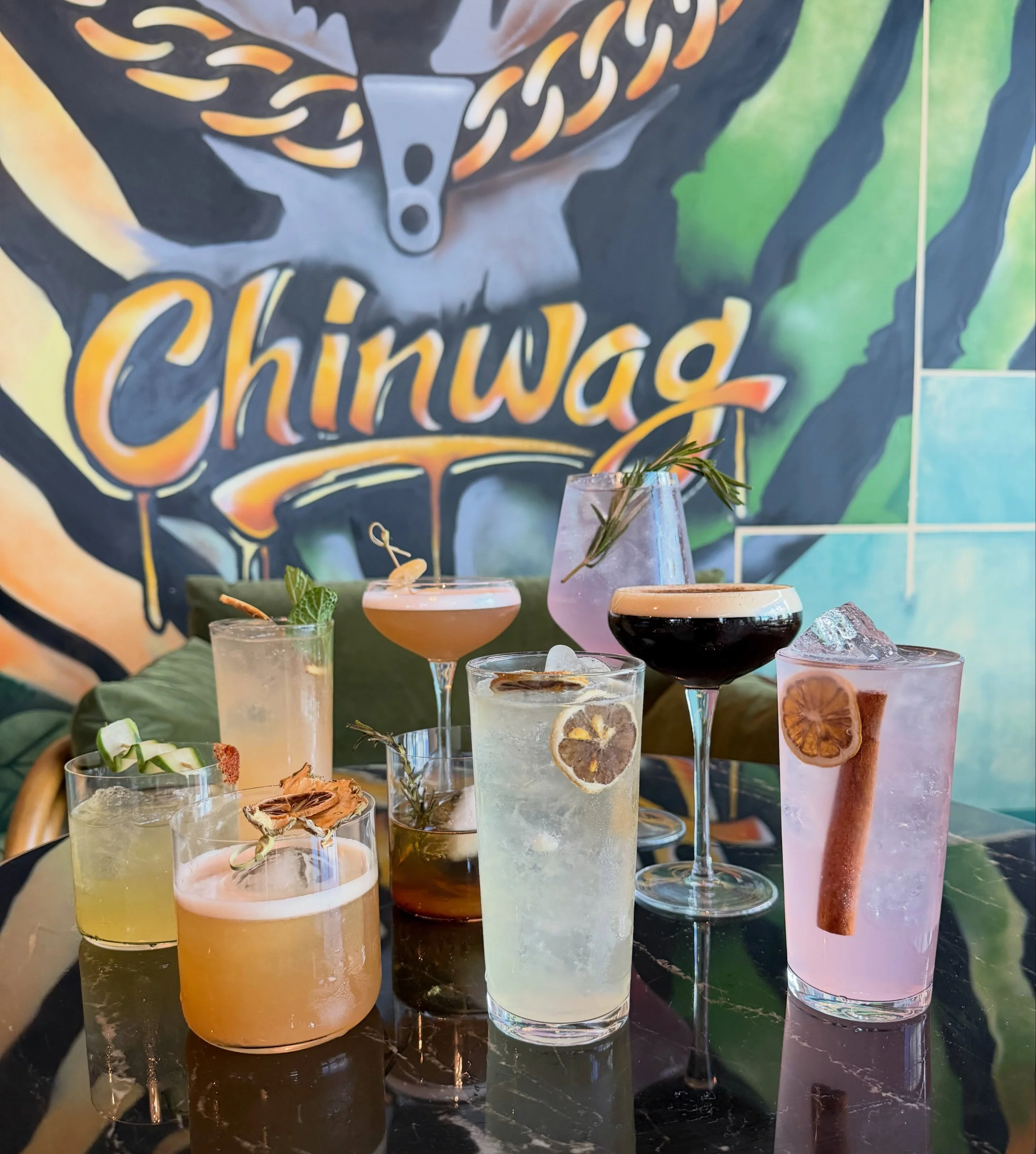 Come have a Chinwag with your besties over one of our signature cocktails. 

#cocktails #chinwag #restaurant #mixology