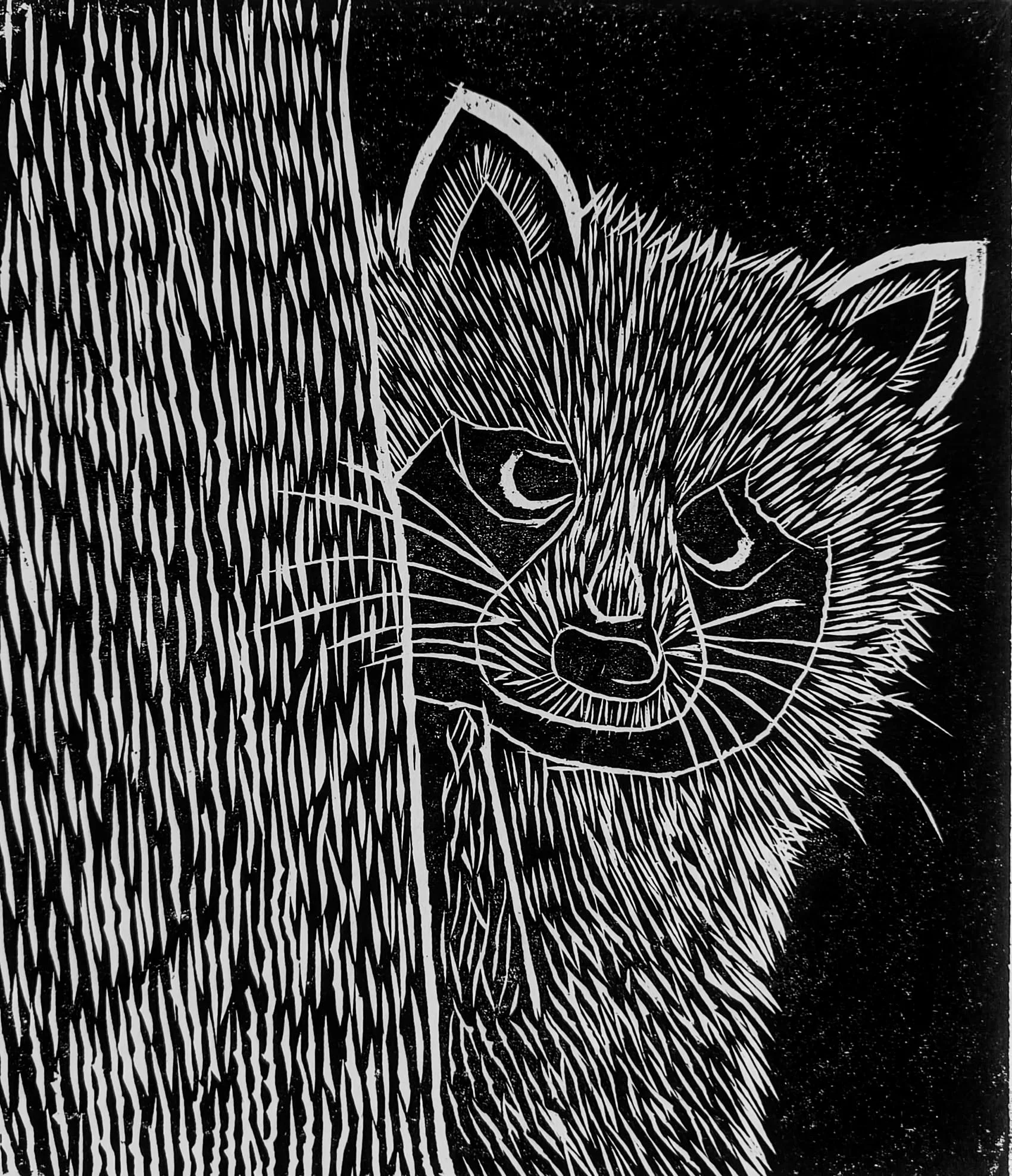 Royal (2023) |
Medium: woodcut |
Size: 8inches × 10 inches |