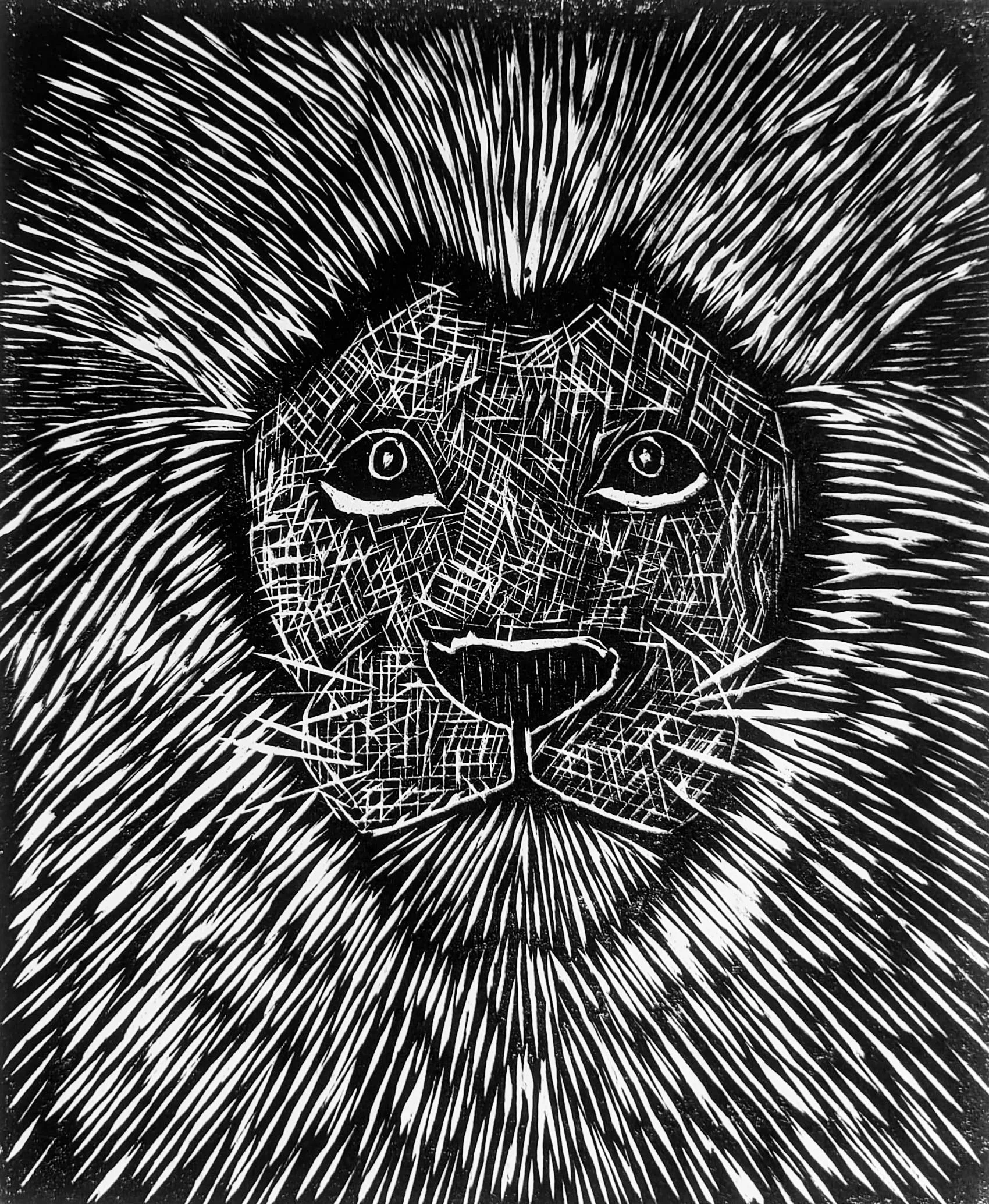 Royal (2024) |
Medium: woodcut |
Size: 8inches × 10 inches |