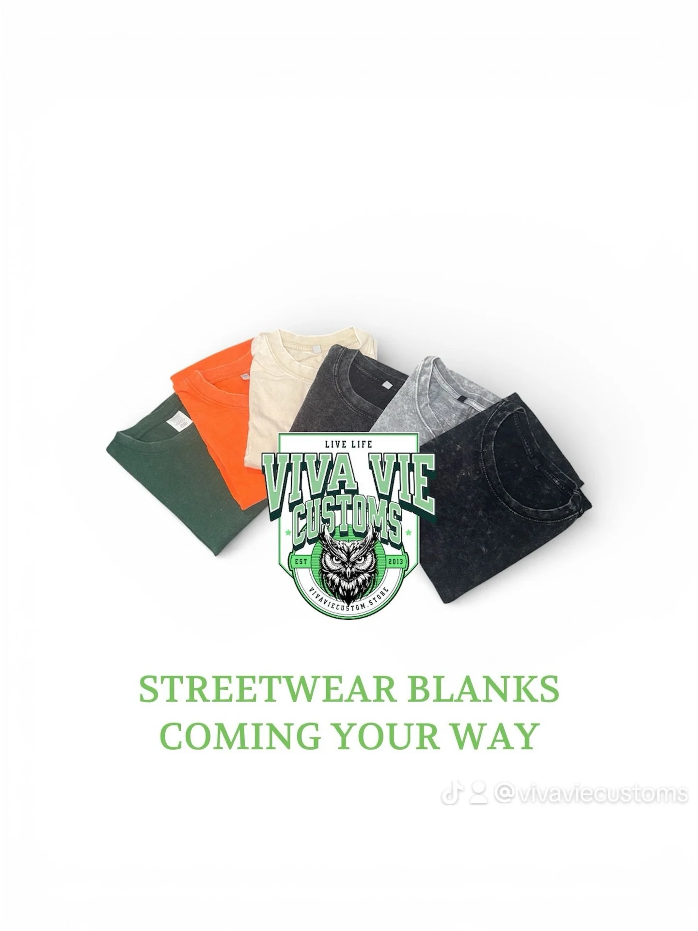 Get Ready! Streetwear Blanks are coming soon.  Pre-orders starts tonight! #streetwear #Blanks