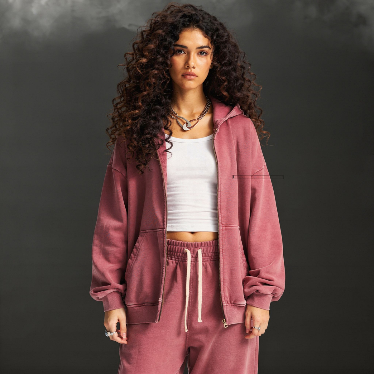 YK Zipper Pure Cotton Retro Hoodie - Artboard 5.png