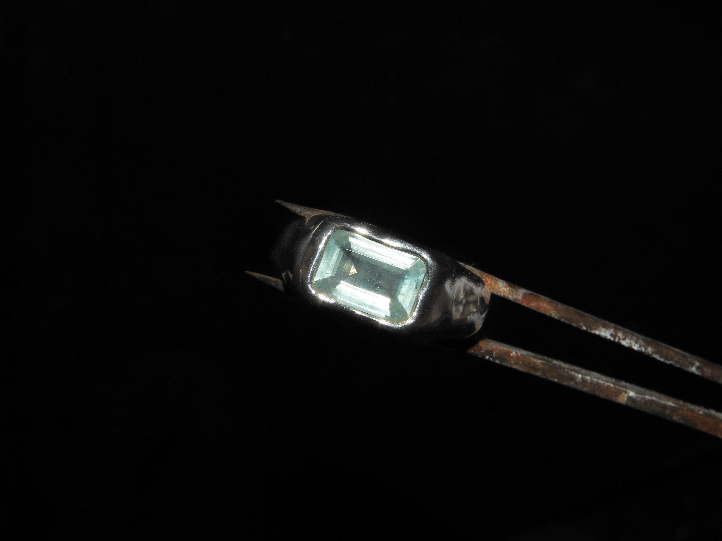 AQUAMARINE SIGNET - ONE OFF