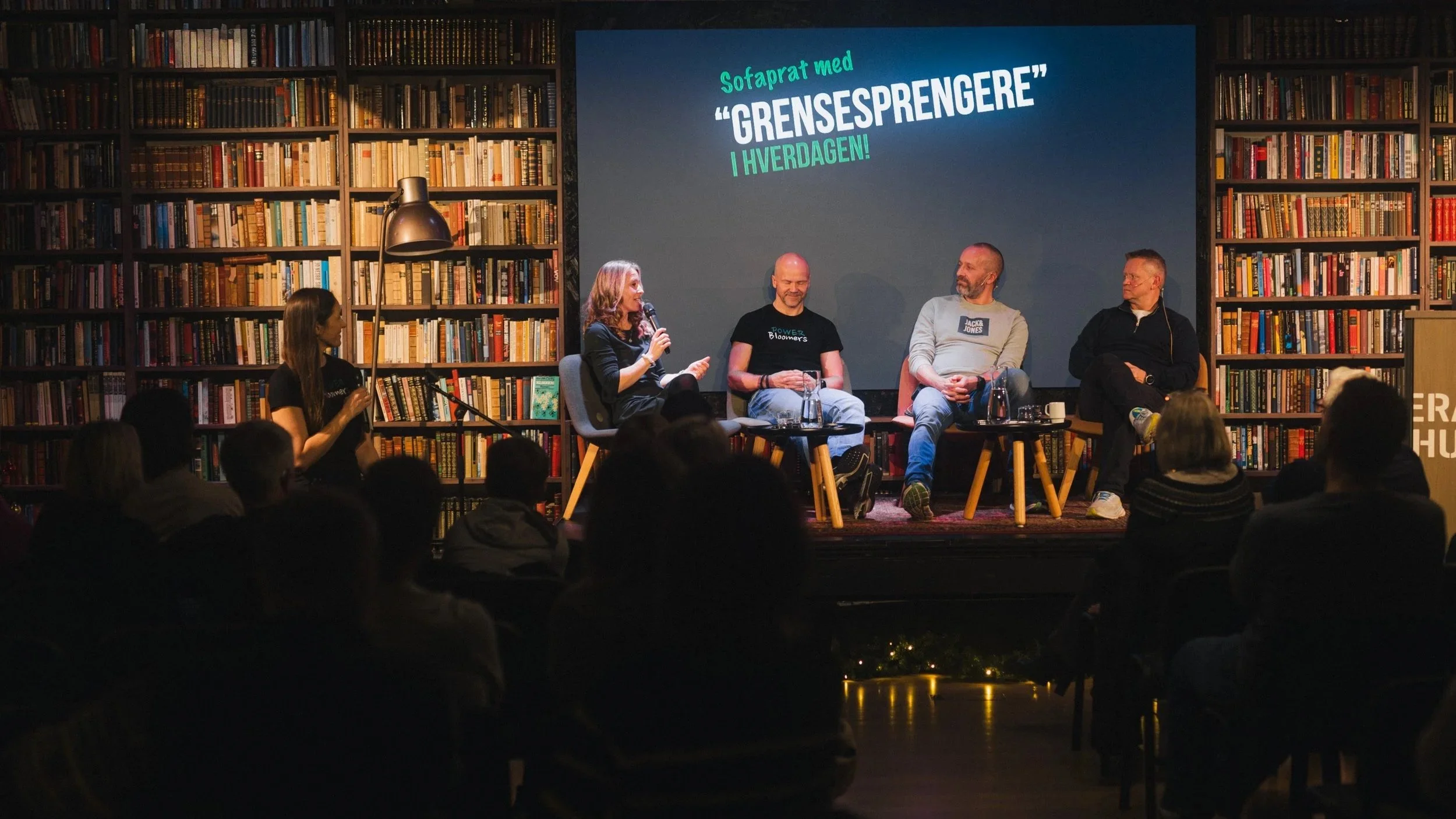 I November 2025 hadde Power bloomers et arrangement kalt "Sofaprat med 'Grenesprengere' i HVERDAGEN!", der 4 inspirerende mennesker fortalte om hvordan de klarer å fullføre ekstreme løp og ritt, ved siden av full jobb og familieliv etc.