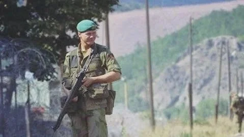 Coach Jørstad som NATO-soldat