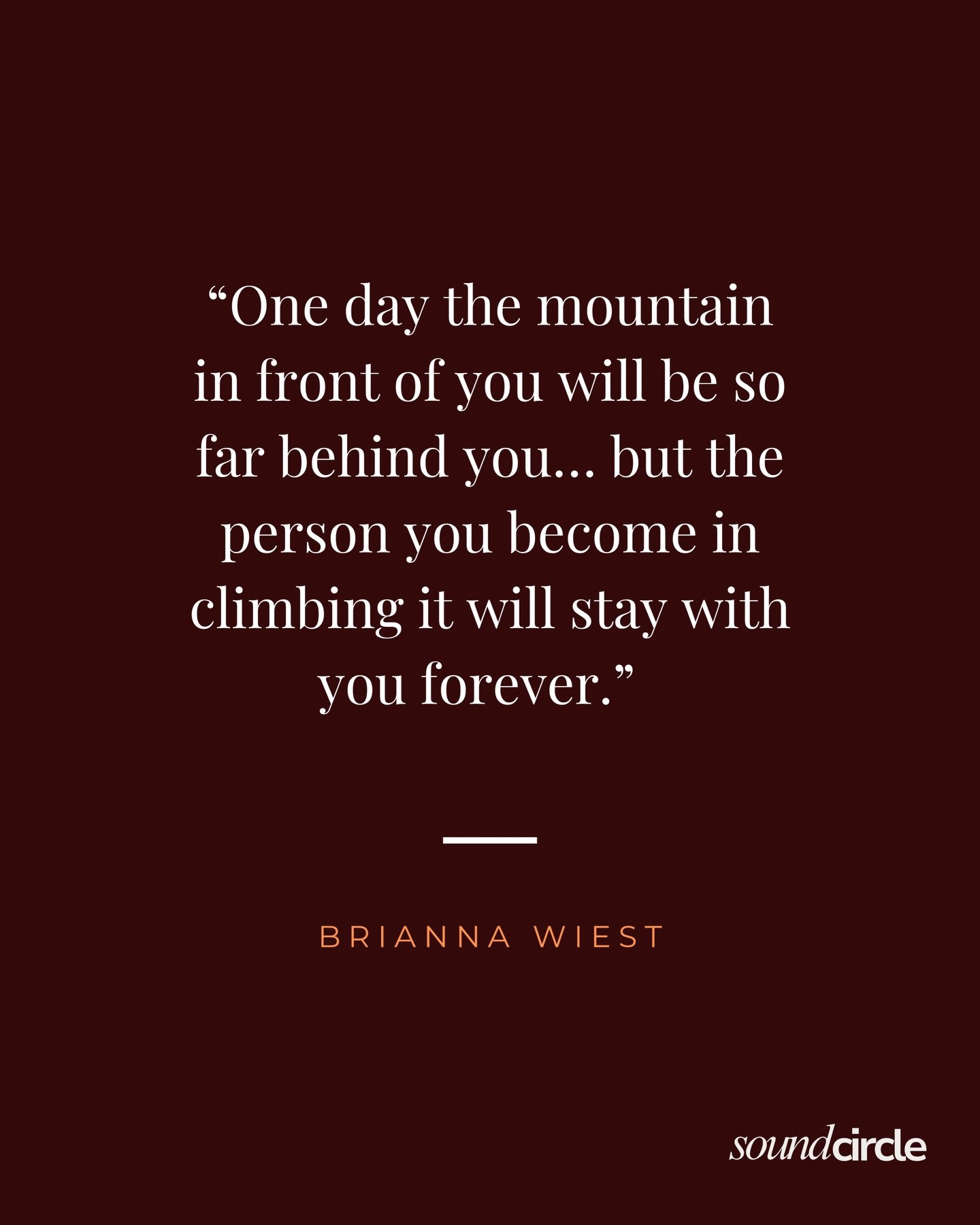 Sometimes the hardest moments in life feel like mountains too big to climb.

Challenges we wish weren&rsquo;t there.
Times where we feel lost, overwhelmed or unsure of the way forward.

But often those mountains aren&rsquo;t there to stop us.
They ar