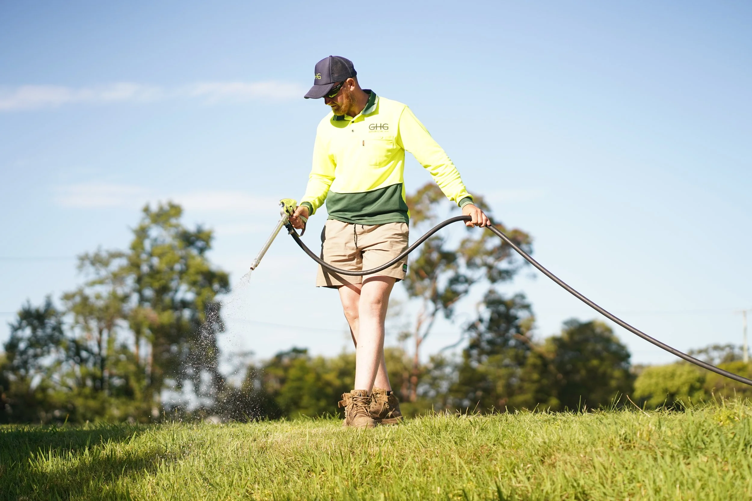 Sydney trades photography - turfing business 