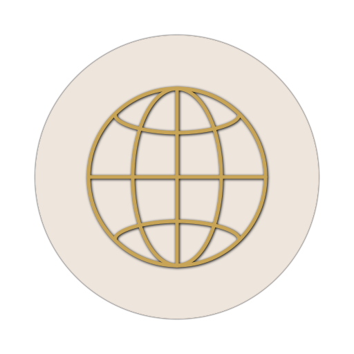 Icon mit einer Abbildung von einem Globus