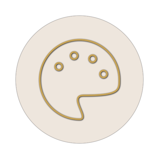 Icon mit einer Abbildung von einer Farbpalette