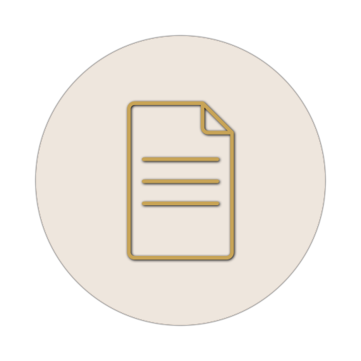 Icon mit einem Dokument