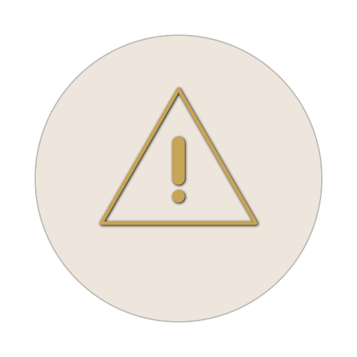 Icon mit einer Abbildung von einem Achtung-Symbol