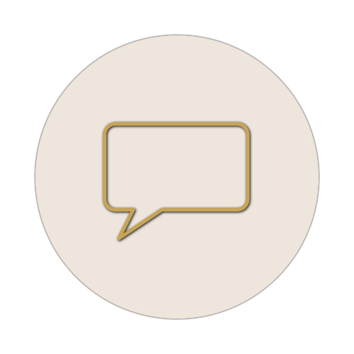 Icon mit einer Abbildung von einer Sprechblase