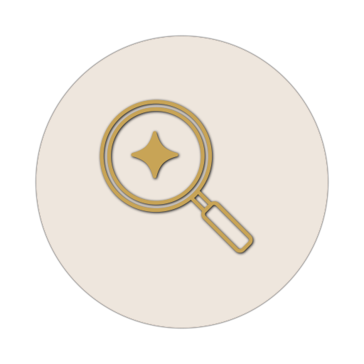 Icon mit einer Abbildung von einer Lupe