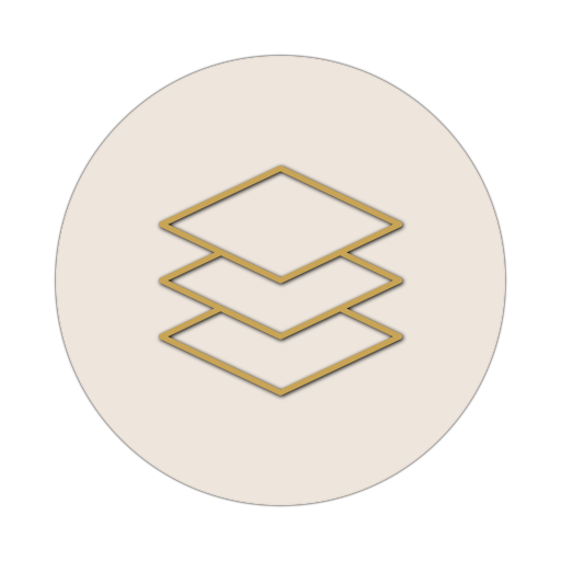 Icon von mehreren Ebenen