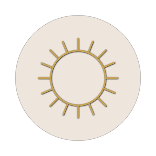 Icon mit einer Sonne