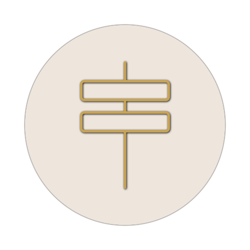 Icon mit einem Wegweiser