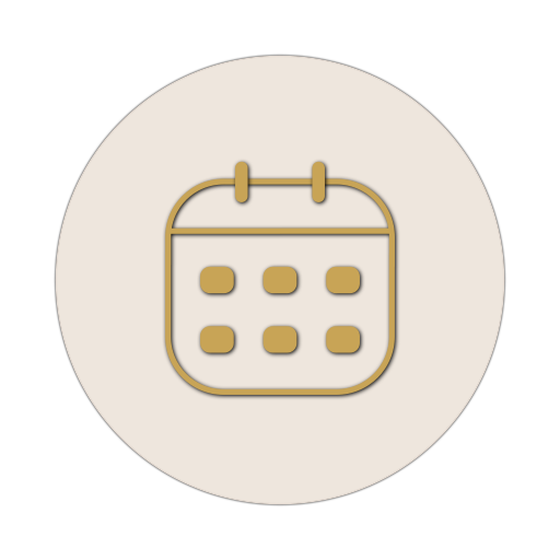 Icon mit einem Kalender