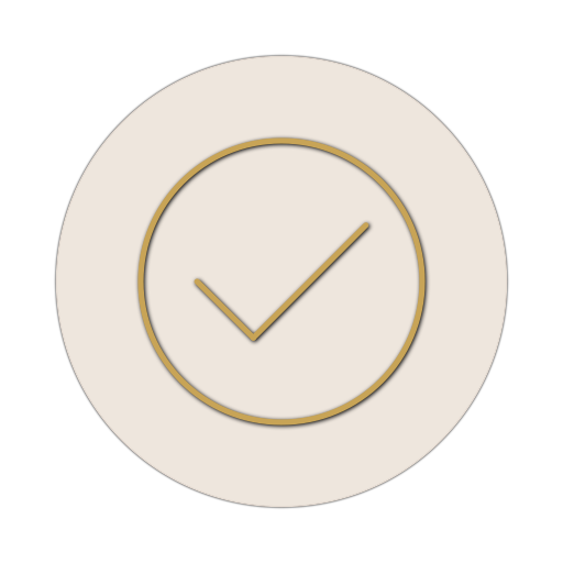 Icon mit einer Abbildung von einem Abgehackt-Symbol