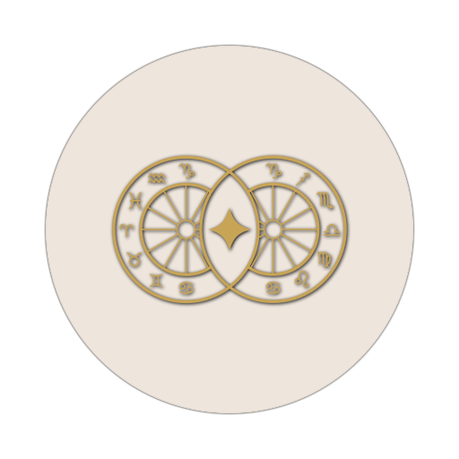 Icon mit einer Abbildung von einem Synastrie-Horoskop
