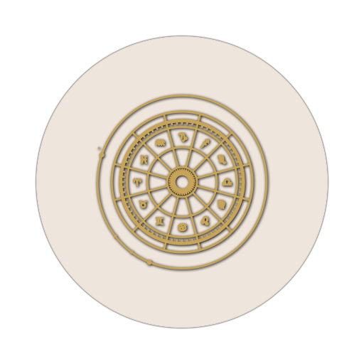 Icon mit den Tierkreiszeichen