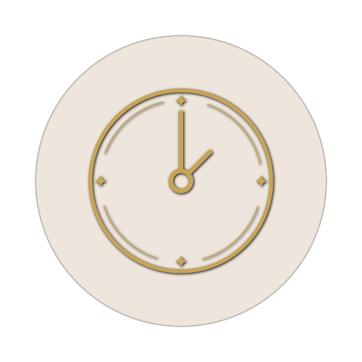 Icon mit einer Uhr