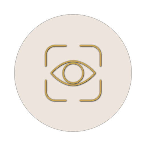 Icon mit einem Fokussymbol