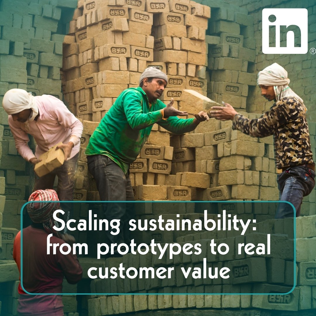 Scaling sustainability: from prototypes to real customer value