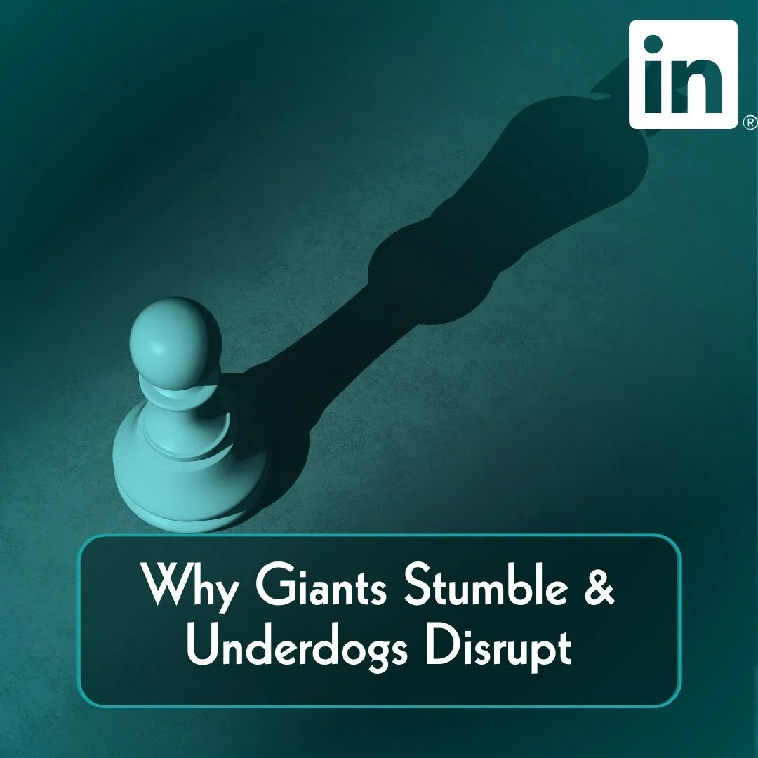 Why Giants Stumble &amp; Underdogs Disrupt</span>