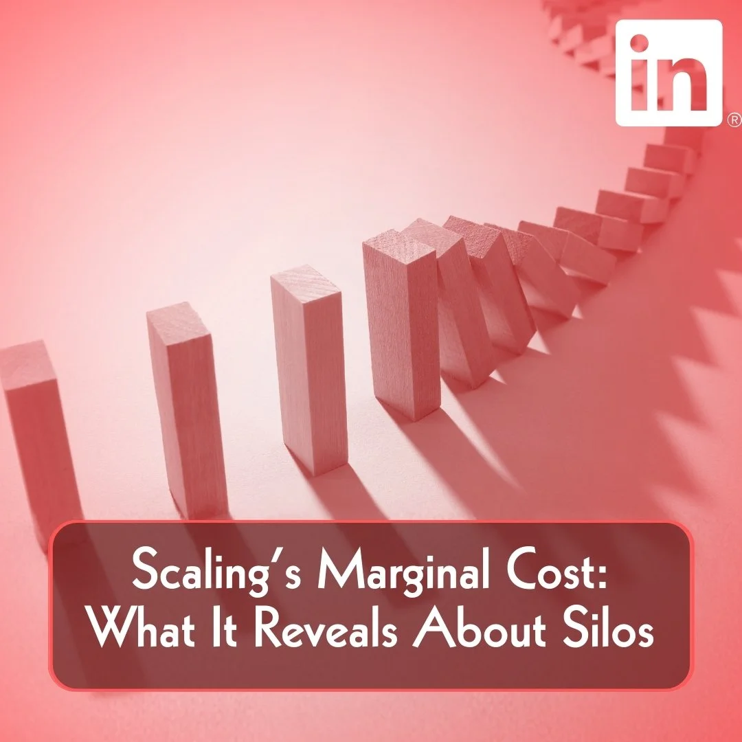 The Marginal Cost of Scaling that gets missed and What They Tell us about Silos</span>