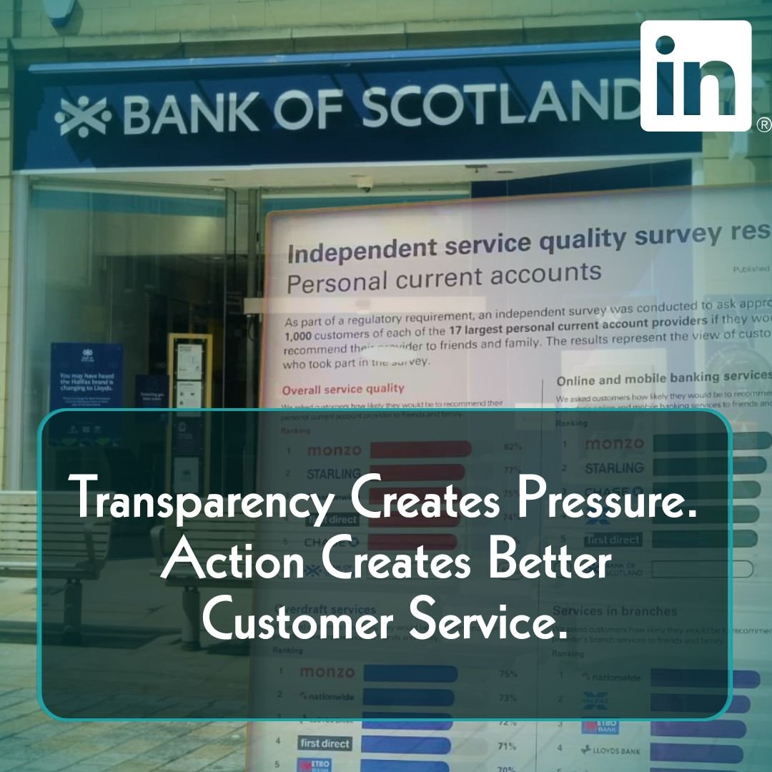Transparency Creates Pressure. Action Creates Better Customer Service.