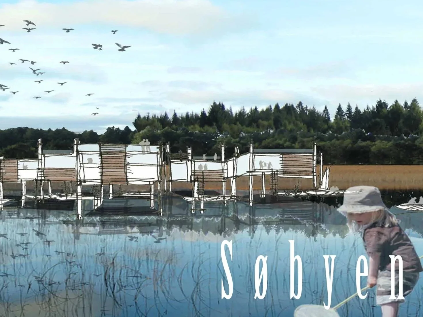  
Søbyen - Idéprojekt
  
At skabe et nyt rekreativt og innovativt boligområde, hvor vandet er toneangivende for bebyggelsen. Udarbejdet for lokal udviklingsgruppe.  
  
