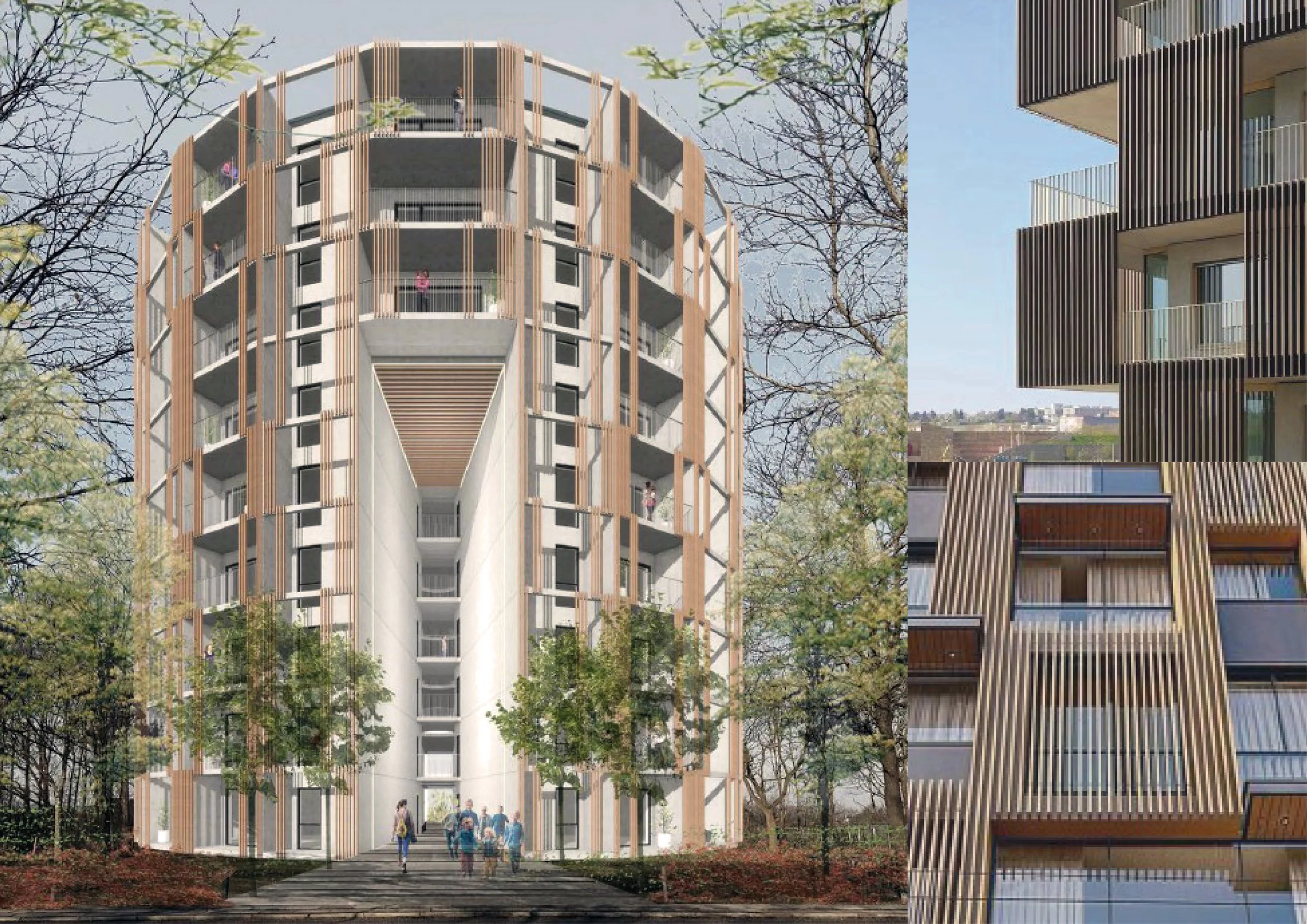  
Boligprojekt Vandtårnet, Holstebro (Projekt under udvikling)
  
Boligprojekt med ca. 80 boliger fordelt på 9 etager. 
  
Ejendomsudvikling