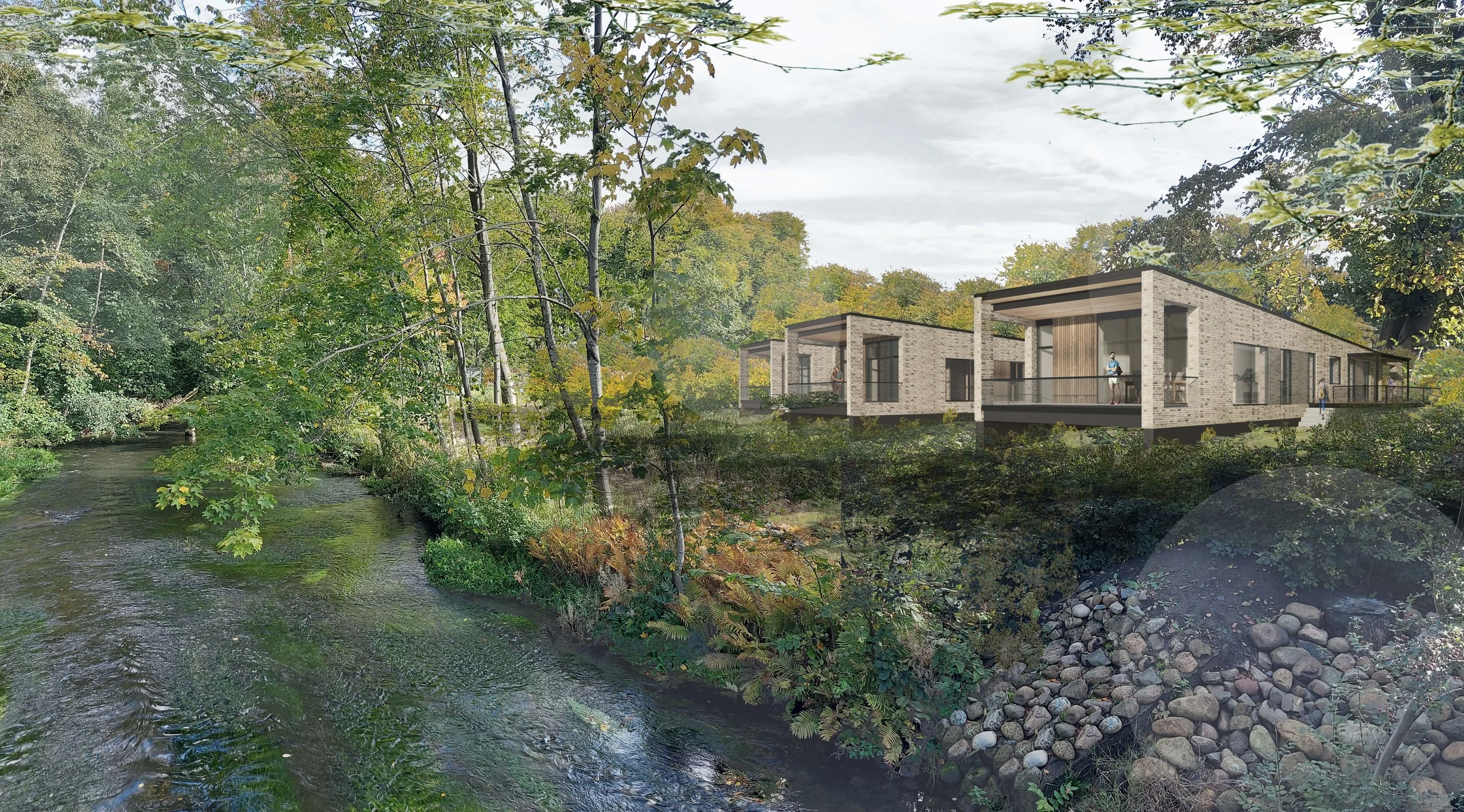  
3 villaer ved Storåen, Holstebro  (Under opførelse)
  
Perfekt beliggenhed i 1. række til Storåen.
  
Privat bygherre.