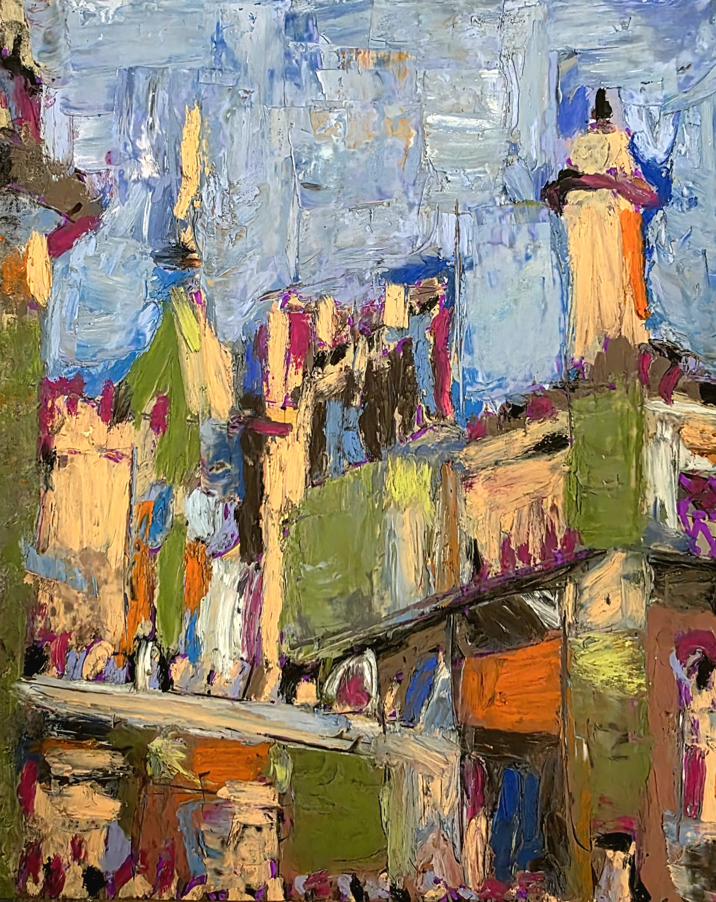 Chateau. - Mixed media & collages - Available